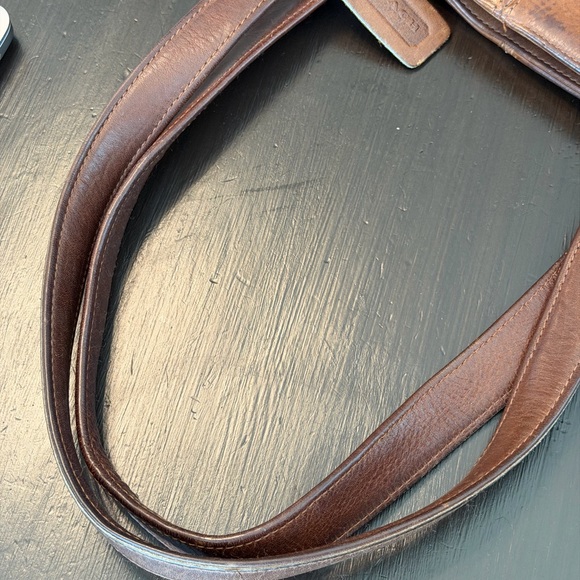 Coach vintage Bonnie Cashin Skinny tote Brown Leather Interior Bag - Picture 6 of 12